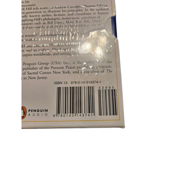 Think and grow rich by Napoleon Hill audiobook CD new 9780143143741 - Picture 6 of 7